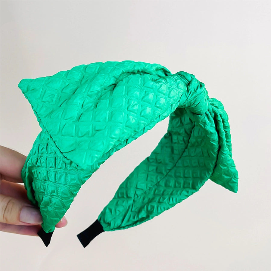 2024 Fashion Bowknot Headband Women's Korean-Style Fabric Face Wash Hair Accessories  Outing Simple Hairband Headdress