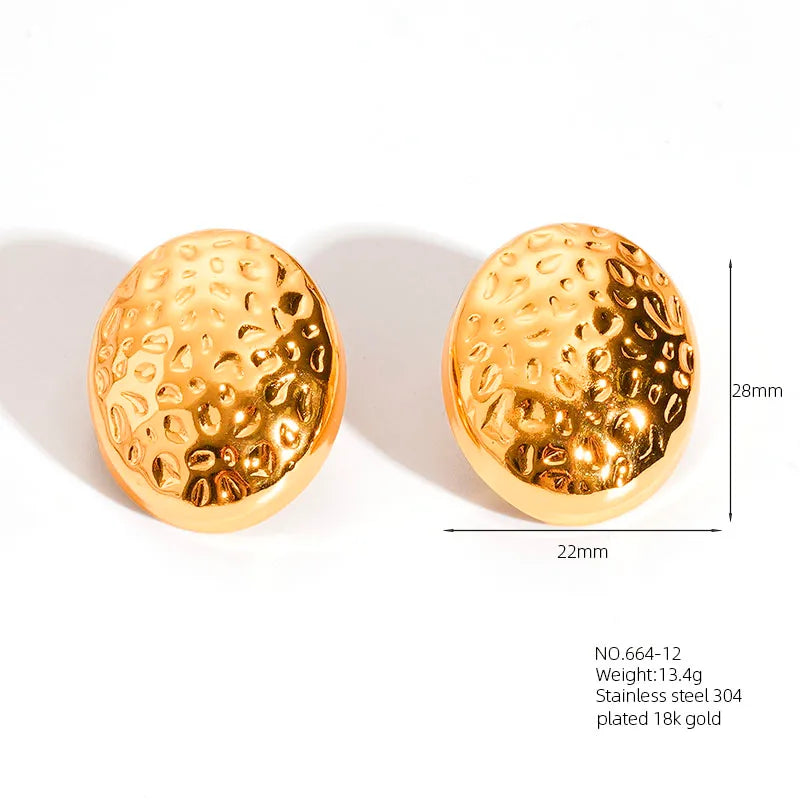 1 Pair Retro French Style Classic Style Geometric Flower 304 Stainless Steel Artificial Pearls 18K Gold Plated Imitation Gold  Ear Studs