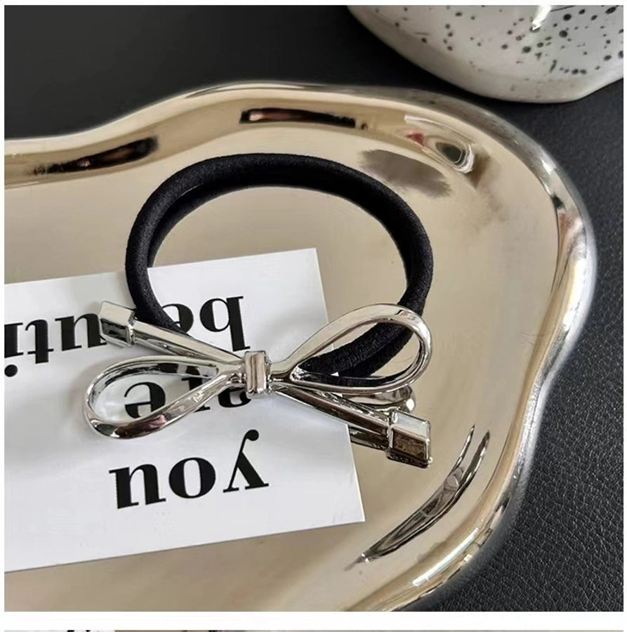 Women's Princess Bow Knot Alloy Hair Clip