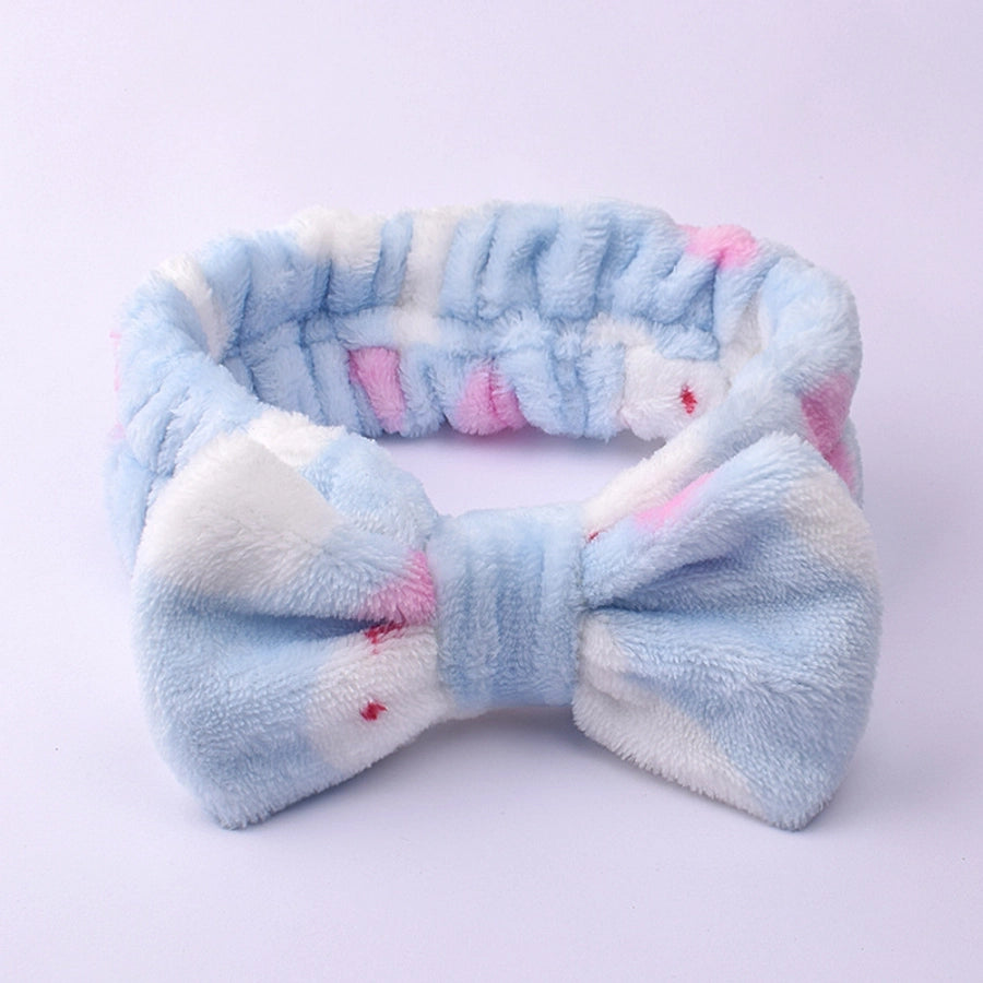 simple style classic style color block cloth printing hair band