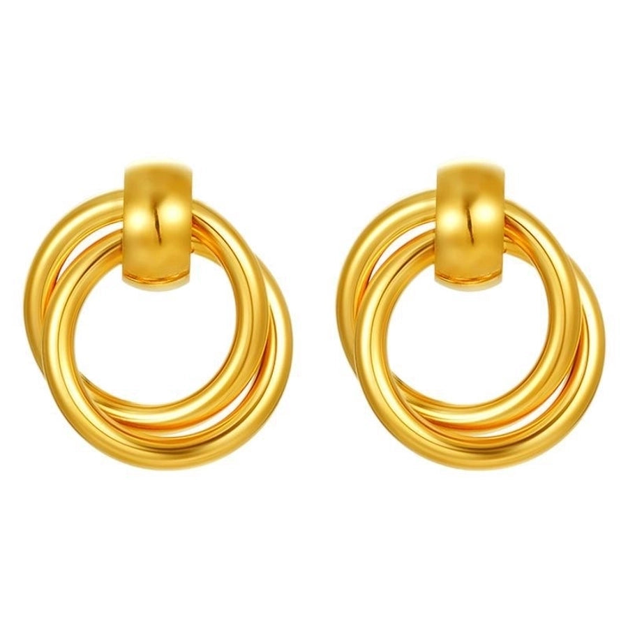 1 Pair Simple Style Geometric 304 Stainless Steel Ear Studs