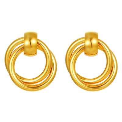 1 Pair Simple Style Geometric 304 Stainless Steel Ear Studs