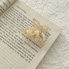 simple style color block acetic acid sheets butterfly hair claws