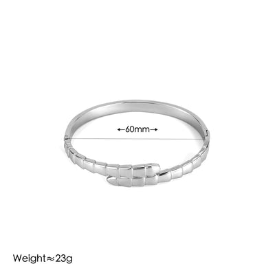 Vintage Style Simple Style Geometric 304 Stainless Steel Bangle In Bulk