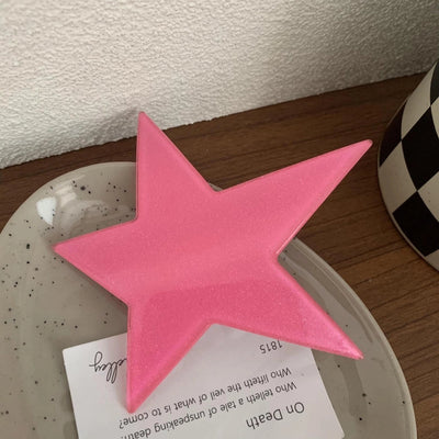 y2k tie dye star acetic acid sheets hair clip