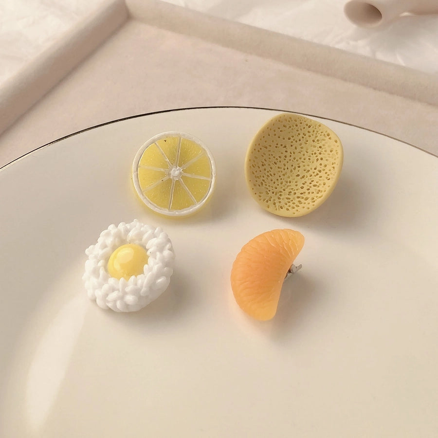 women's original design funny fruit plastic hair clip