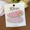 Women's Sweet Korean Style Bow Knot Sequins Hair Clip Hair Tie