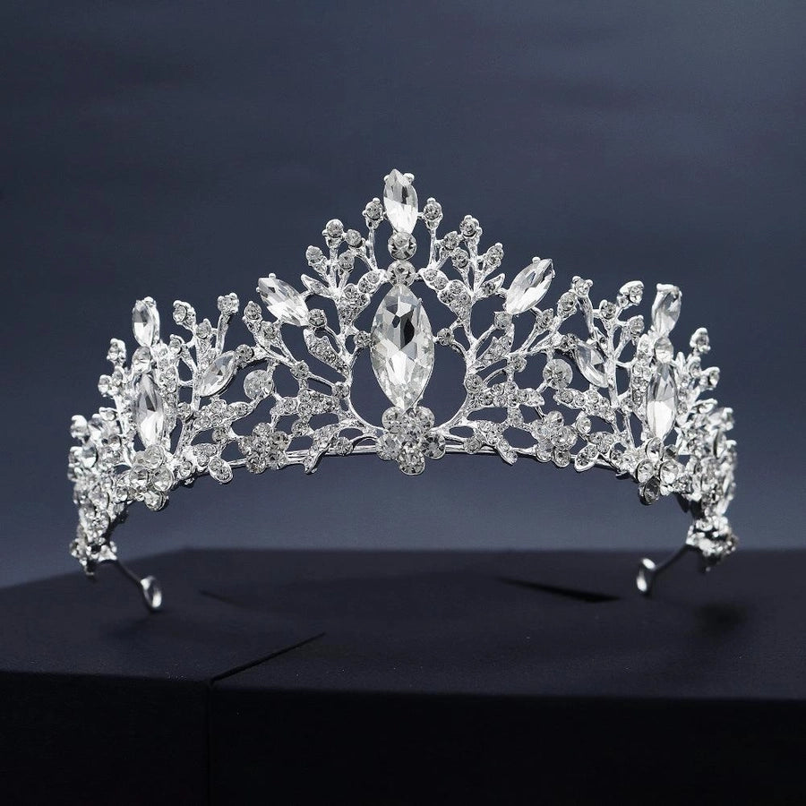wedding crown vintage alloy diamond bridal crown baroque princess crown jewelry