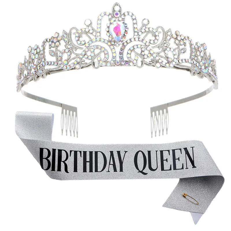 women's simple style solid color alloy plating inlay artificial gemstones crown