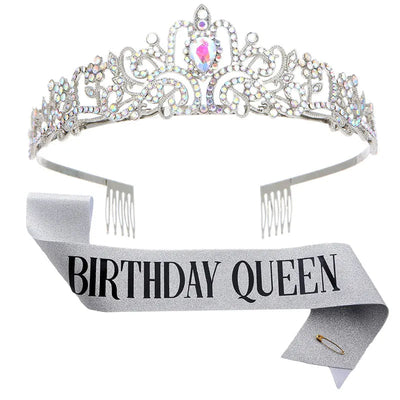 women's simple style solid color alloy plating inlay artificial gemstones crown