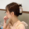 women's vintage style simple style sunflower pu leather hair claws