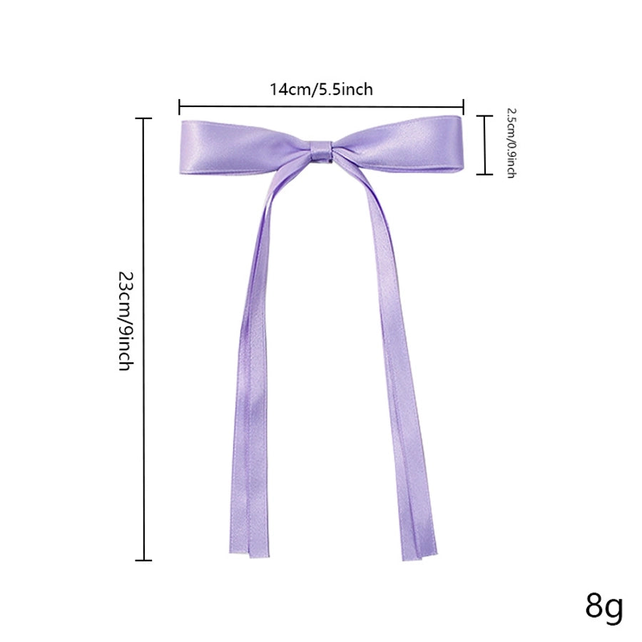 Women's Simple Style Bow Knot Cloth Hair Clip