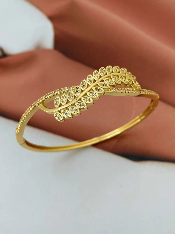 Jewelry Vintage Style Classic Style Grain Copper Zircon Plating Rings Bracelets