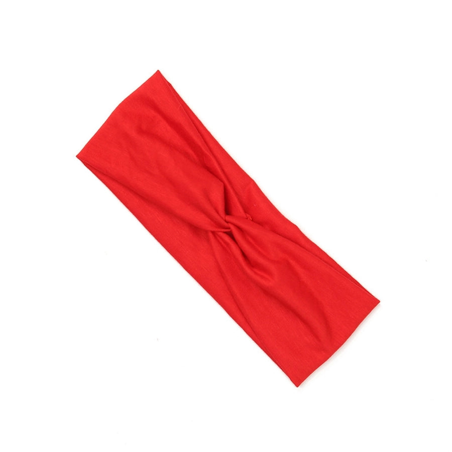 New Adult Plain Cross Headband Knotted Polyester Women's Hair Band Daily Wash Face Hair Band Hair Band