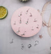 1 Set Nose Rings & Studs Y2K Shiny Star Butterfly Lightning 201 Stainless Steel Copper Inlay Zircon Nose Rings & Studs