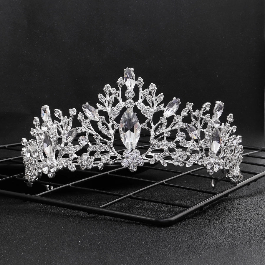 wedding crown vintage alloy diamond bridal crown baroque princess crown jewelry