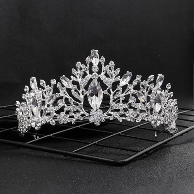 wedding crown vintage alloy diamond bridal crown baroque princess crown jewelry