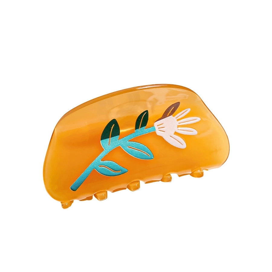 simple style fruit arylic handmade hair claws