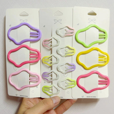 Women's Cute Solid Color Alloy Hair Clip