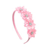 children's headband  4 diamond-studded polygonal flower handmade headband