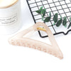 simple style triangle arylic stoving varnish hair claws 1 piece
