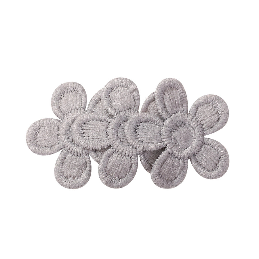 SUNFLOWER Embroidered Flower Children's Hair Accessories BB Clip Autumn and Winter Bang Clip Fabric Handmade Hair Clips 4204