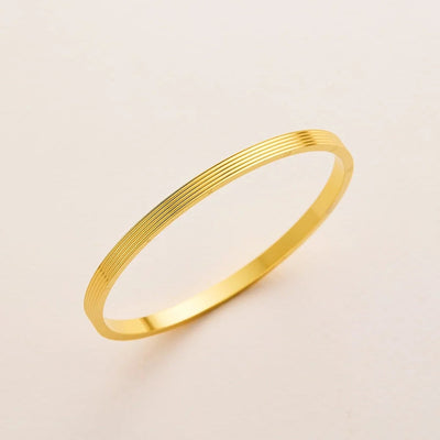 Casual Simple Style Solid Color Titanium Steel Bangle In Bulk