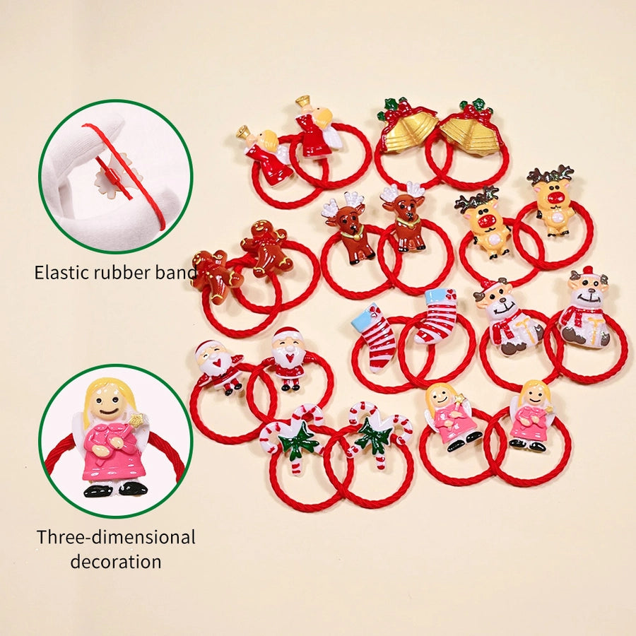 Christmas Cute Kid'S Santa Claus Hair Tie