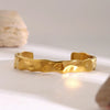 Casual Simple Style Solid Color Solid Color 316 Stainless Steel  18K Gold Plated Bangle In Bulk Stainless Steel Bracelets Halloween