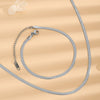 Jewelry Elegant Glam Luxurious Solid Color 304 Stainless Steel 18K Gold Plated Bracelets Necklace