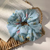 korean style cute flower fabric solid color head rope
