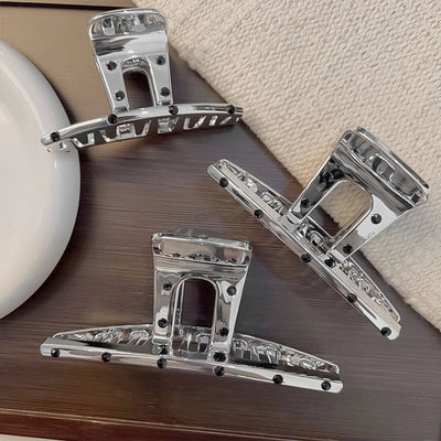 Women's Simple Style Geometric Metal Plating Hair Claws