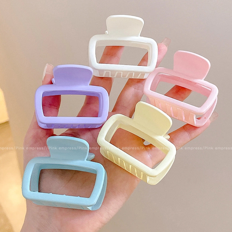 women's simple style geometric arylic hair claws