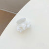 women's sweet solid color flowers plastic/resin headwear stoving varnish hair claws