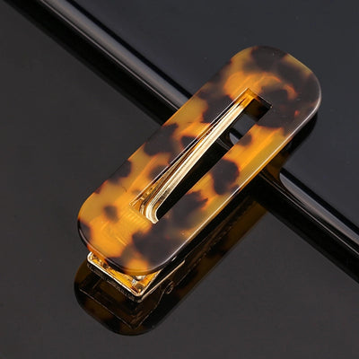 retro color block polka dots acetic acid sheets hair clip 1 piece