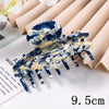 simple style color block acetic acid sheets carving hair claws 1 piece