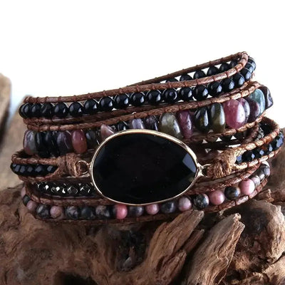 Vacation Geometric natural stone Beaded Chain Bracelets In Bulk