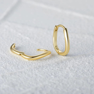 1 Pair Simple Style U Shape Plating Copper Earrings