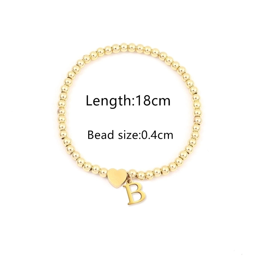 Simple Style Classic Style Letter 201 Stainless Steel 304 Stainless Steel Bracelets In Bulk