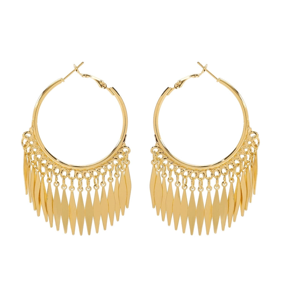 1 Pair Retro Round Star Heart Shape Plating Iron Gold Plated Earrings