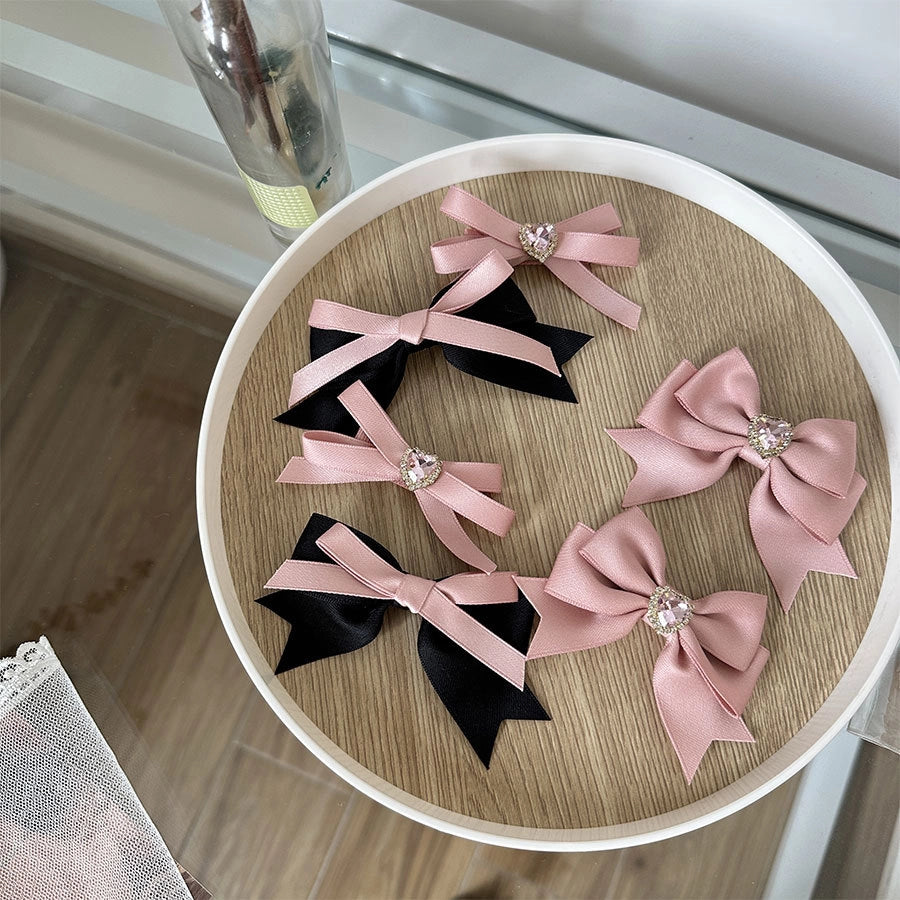Women's Sweet Simple Style Bow Knot Cloth Hair Clip Hair Tie Brooches