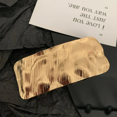 Women's Exaggerated Artistic Square Alloy Hair Clip