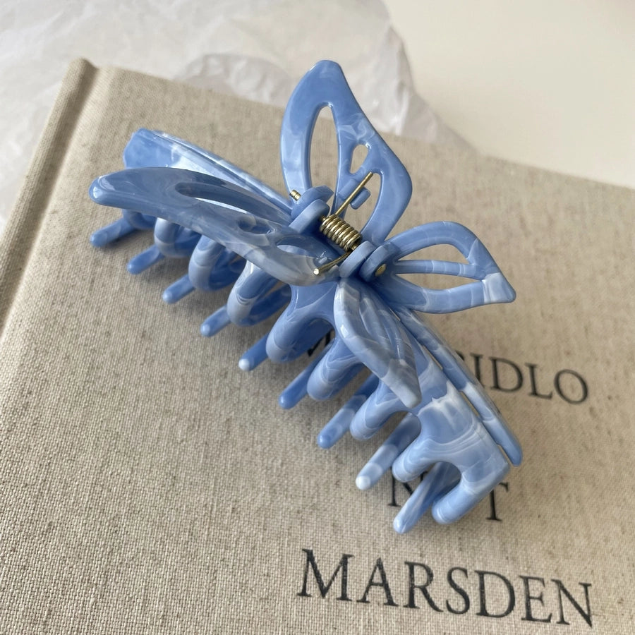 Women's Sweet Cool Style Butterfly Metal Plating Hair Claws