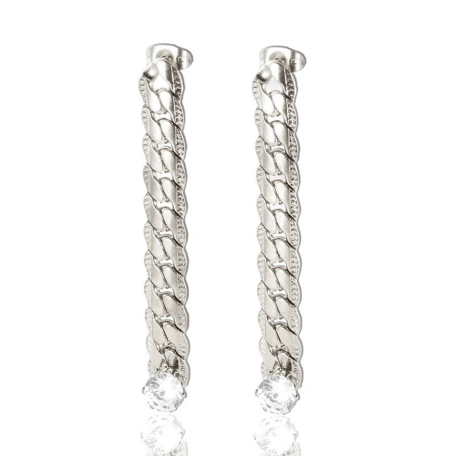 Jewelry Casual Simple Style Geometric 304 Stainless Steel Plating Bracelets Earrings Necklace