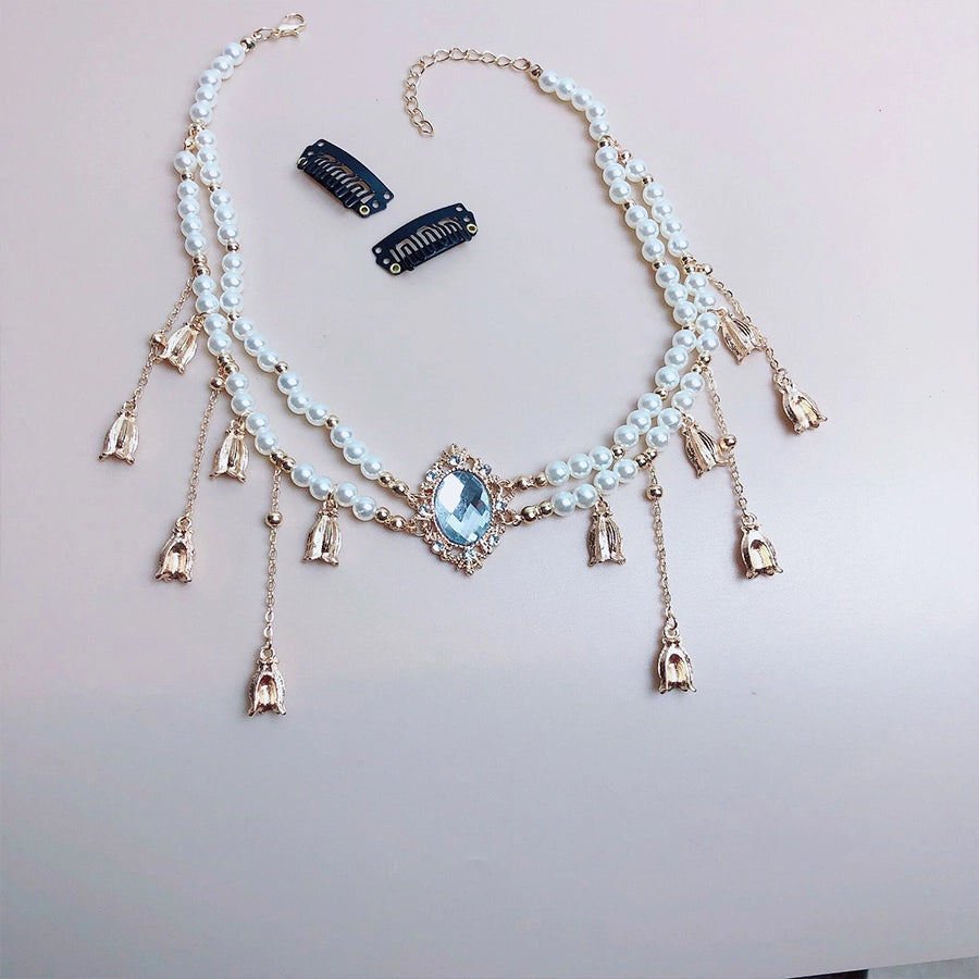 Women's Elegant Glam Geometric Alloy Resin Rhinestone Party Headpieces