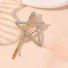 Women's IG Style Simple Style Star Rhinestone Hollow Out Inlay Rhinestones Hair Clip
