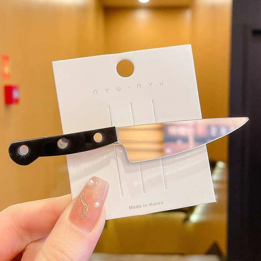 Women's Funny Cool Style Scissors Bulb Mixed materials Hair Clip