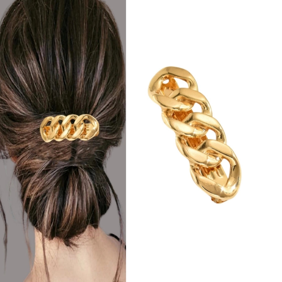 Women's Casual Simple Style Streetwear Geometric Alloy Plating Hair Clip