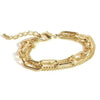 1 piece fashion geometric alloy women's bracelets