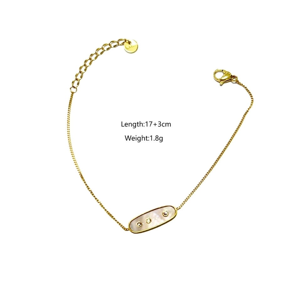 Basic Modern Style Classic Style Geometric 304 Stainless Steel Bracelets In Bulk